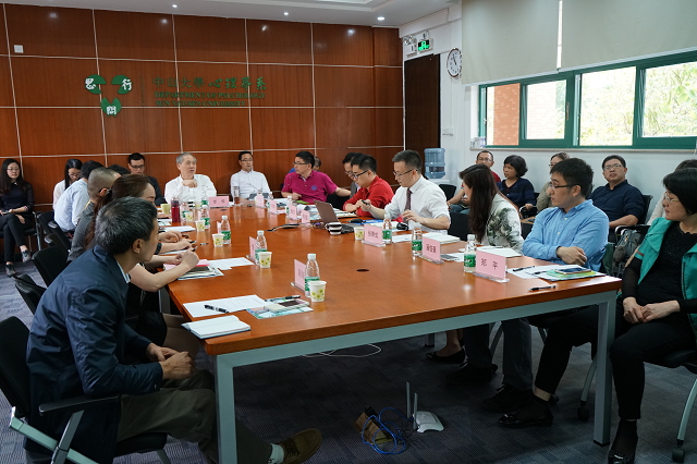 罗俊校长到我系进行学科建设调研会