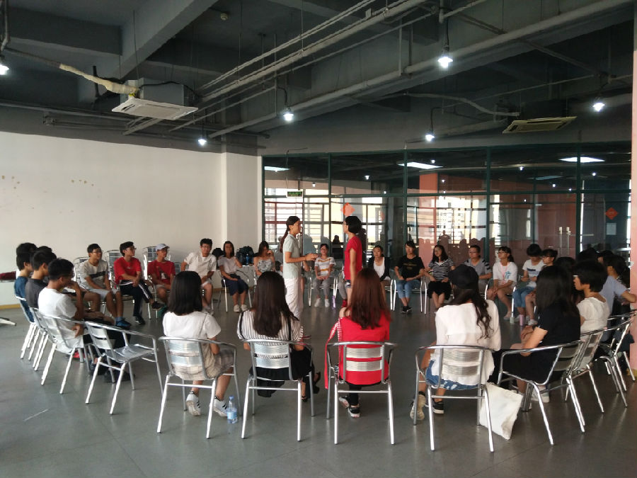 yl1111永利集团举办2017级本科生团体辅导活动